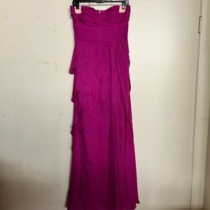 Fuchsia Adrianna Pappell Evening Gown